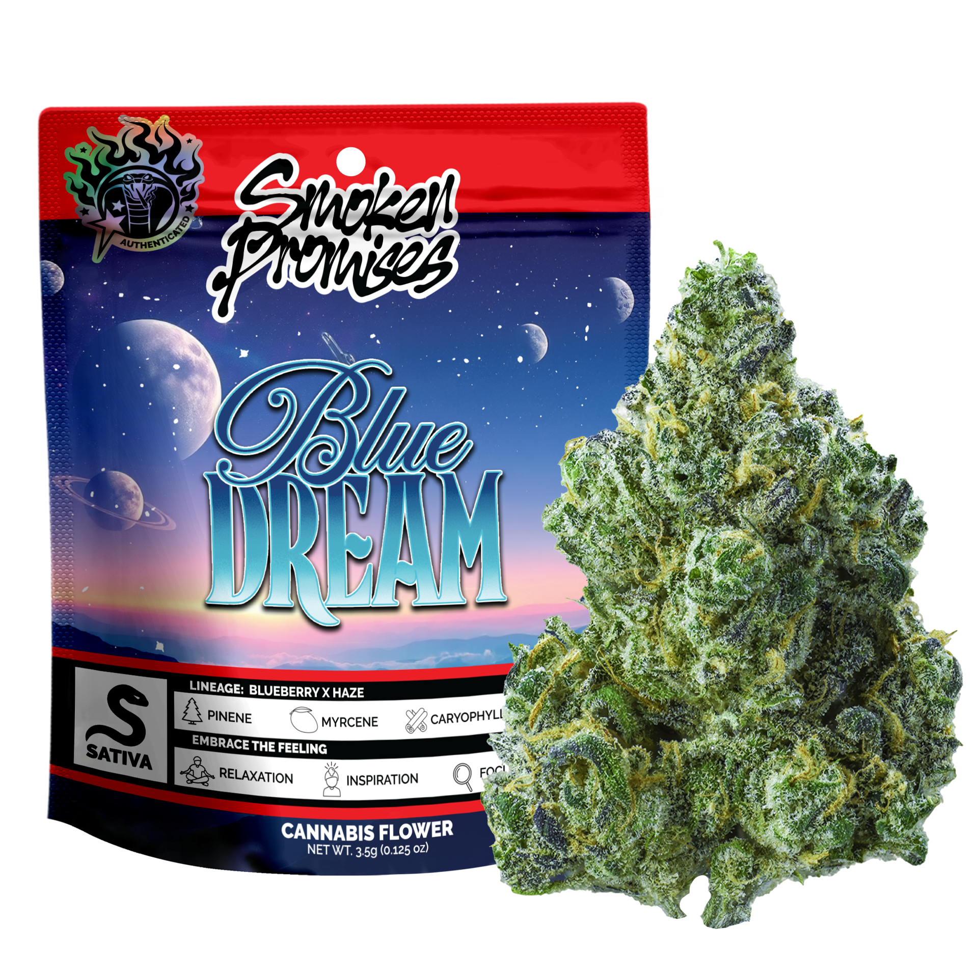 Blue Dream Eighth  Smoken Promises