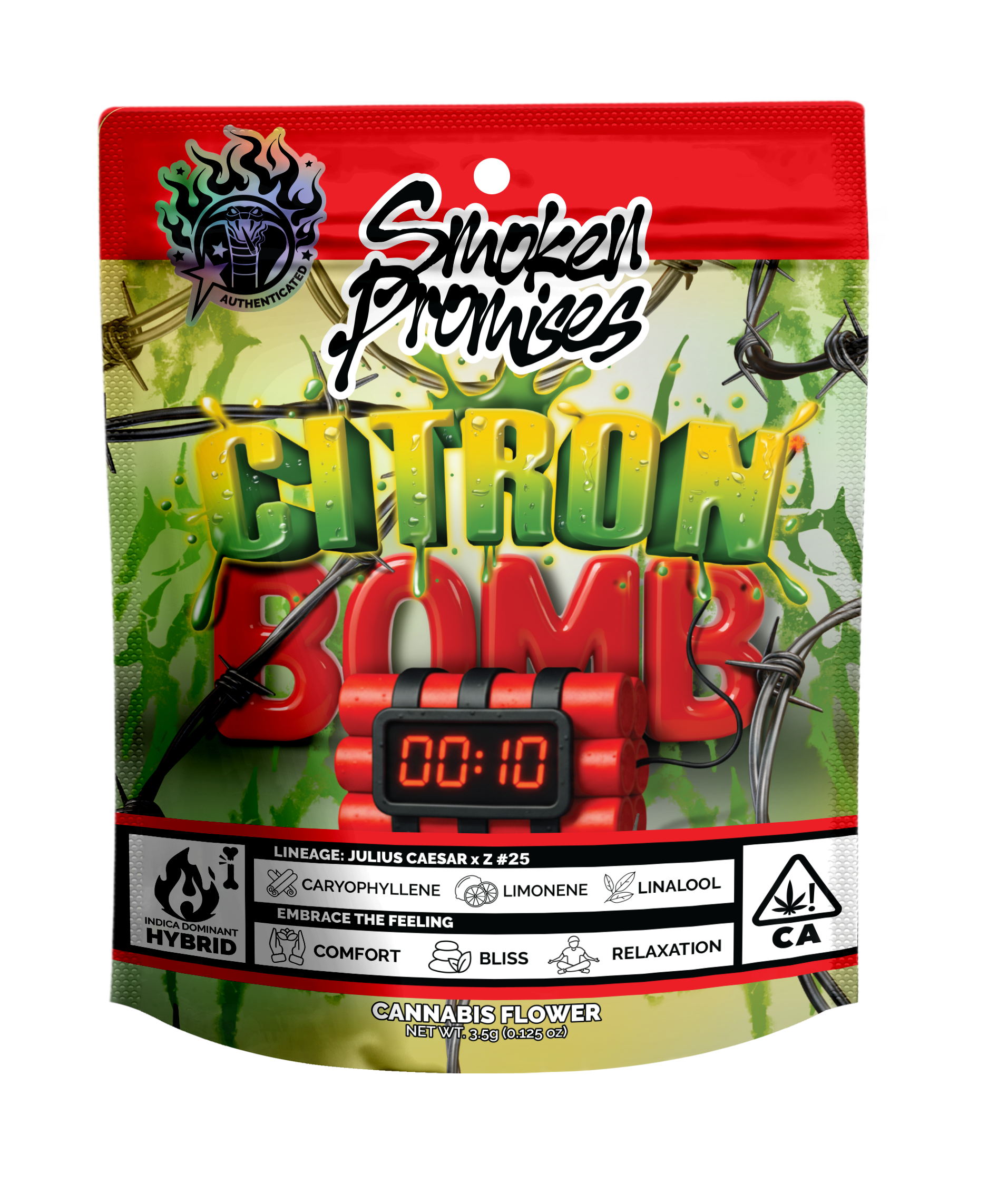 Citron Bomb Eighth – Smoken Promises