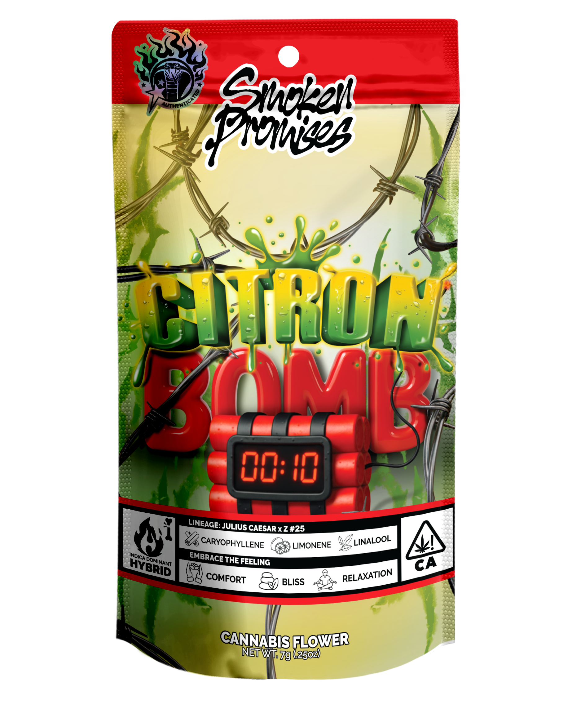 Citron Bomb Quarter – Smoken Promises