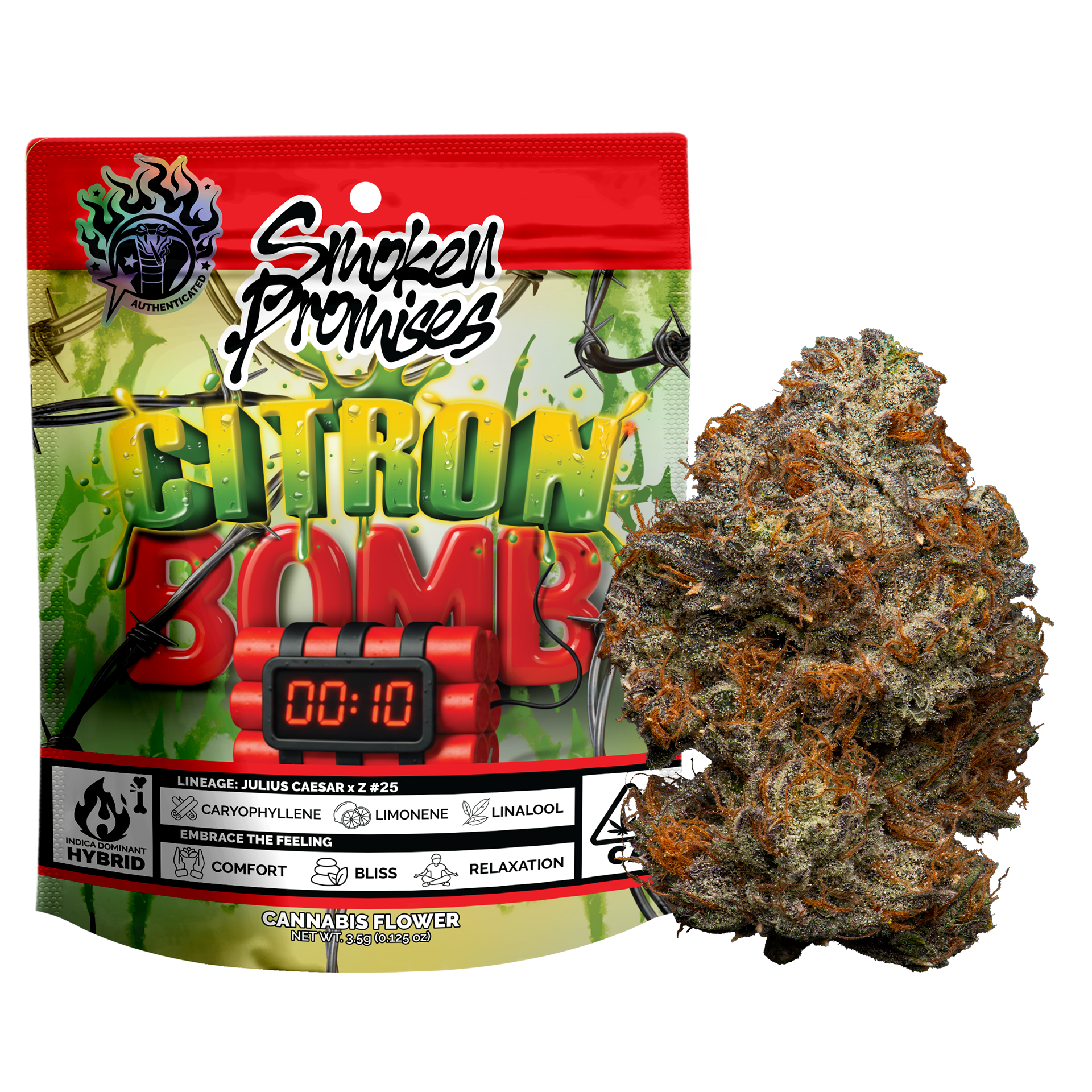 Citron Bomb Eighth – Smoken Promises