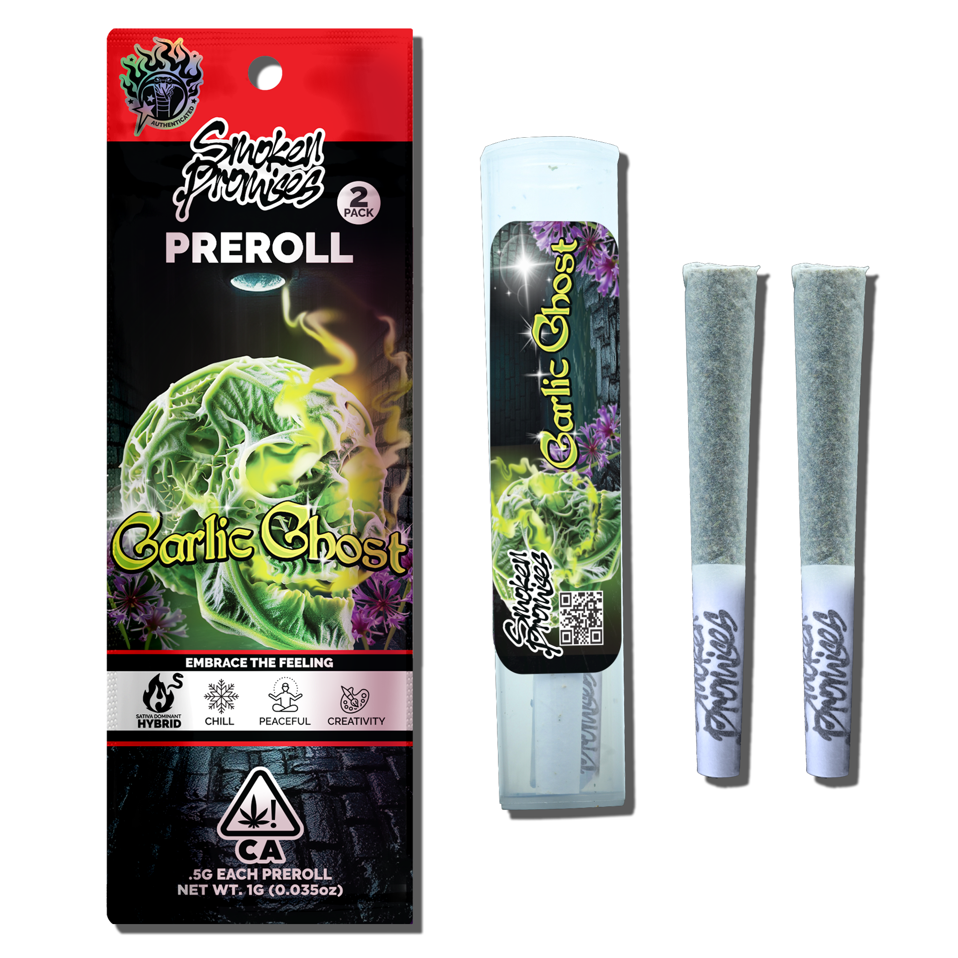 Garlic Ghost Pre-Roll – Smoken Promises