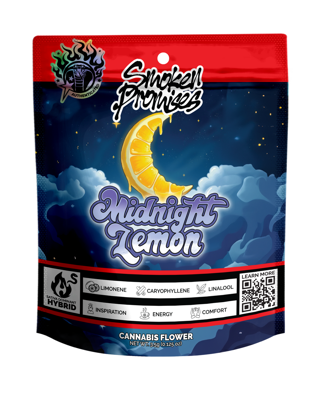 Midnight Lemon Eighth (AZ) – Smoken Promises Midnight Lemon Eighth (AZ) – Smoken Promises
