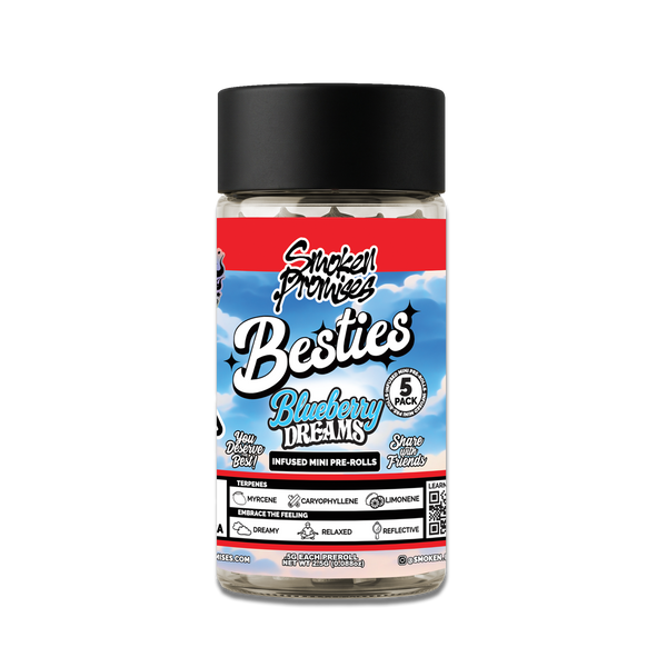 Blueberry Dreams Besties Infused Pre-rolls