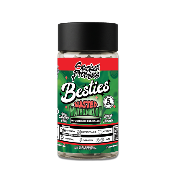 Wasted Watermelon Besties Infused Pre-Rolls