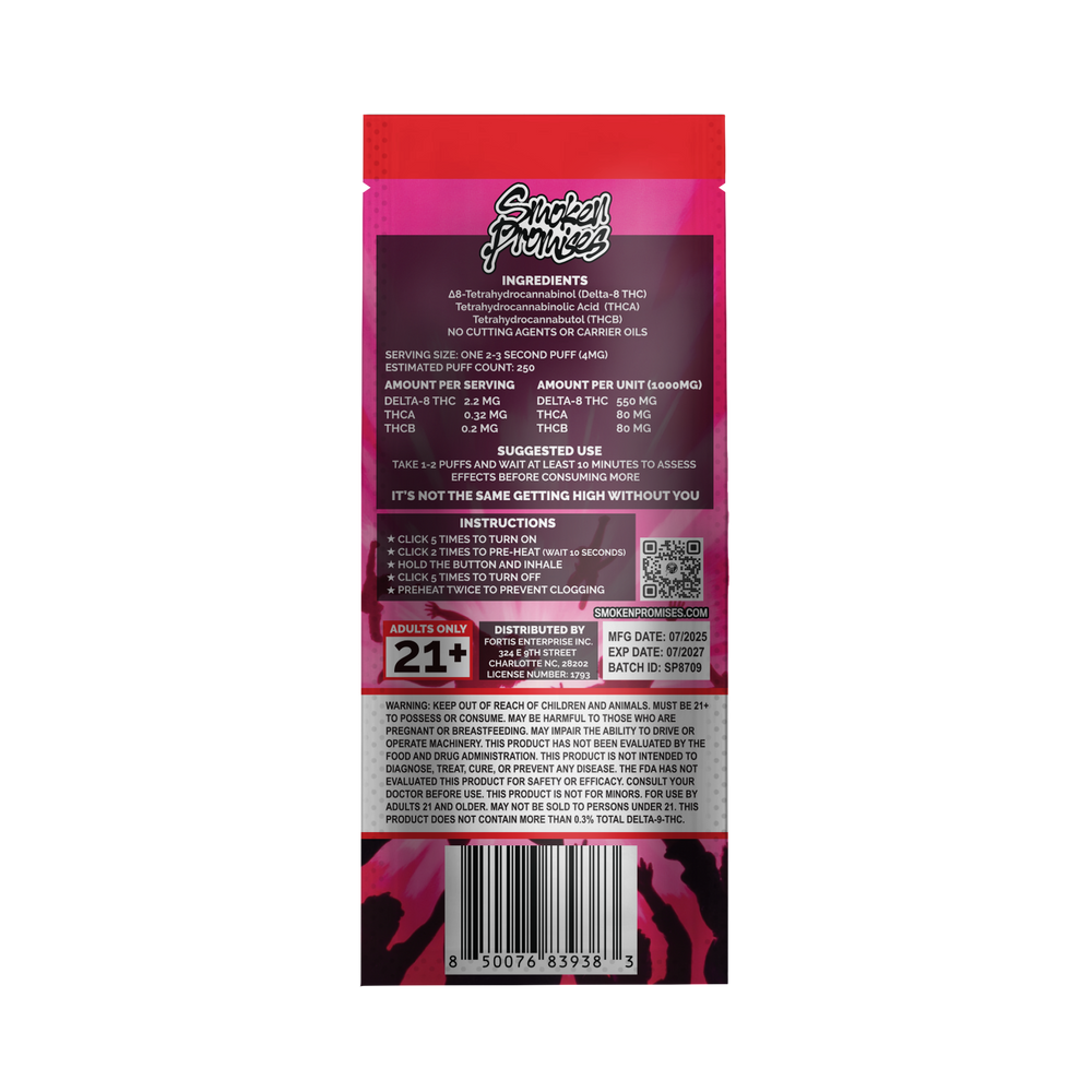 Vapes (THCA) Smoken Promises Vapes (THCA) Smoken Promises