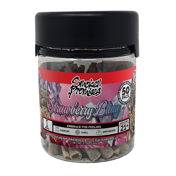 Strawberry Bling 50 Count Pre-Rolls (THCA)